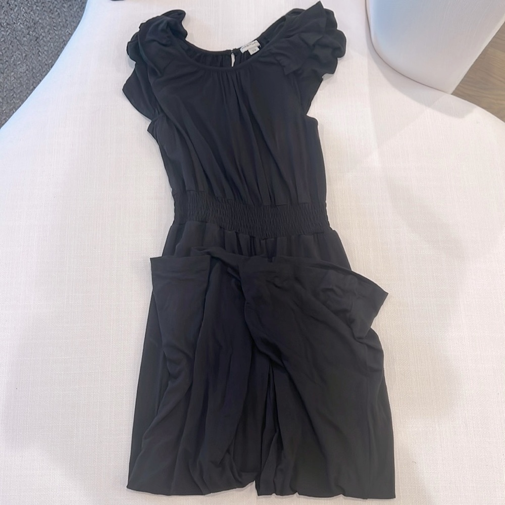 Girls long pant black romper